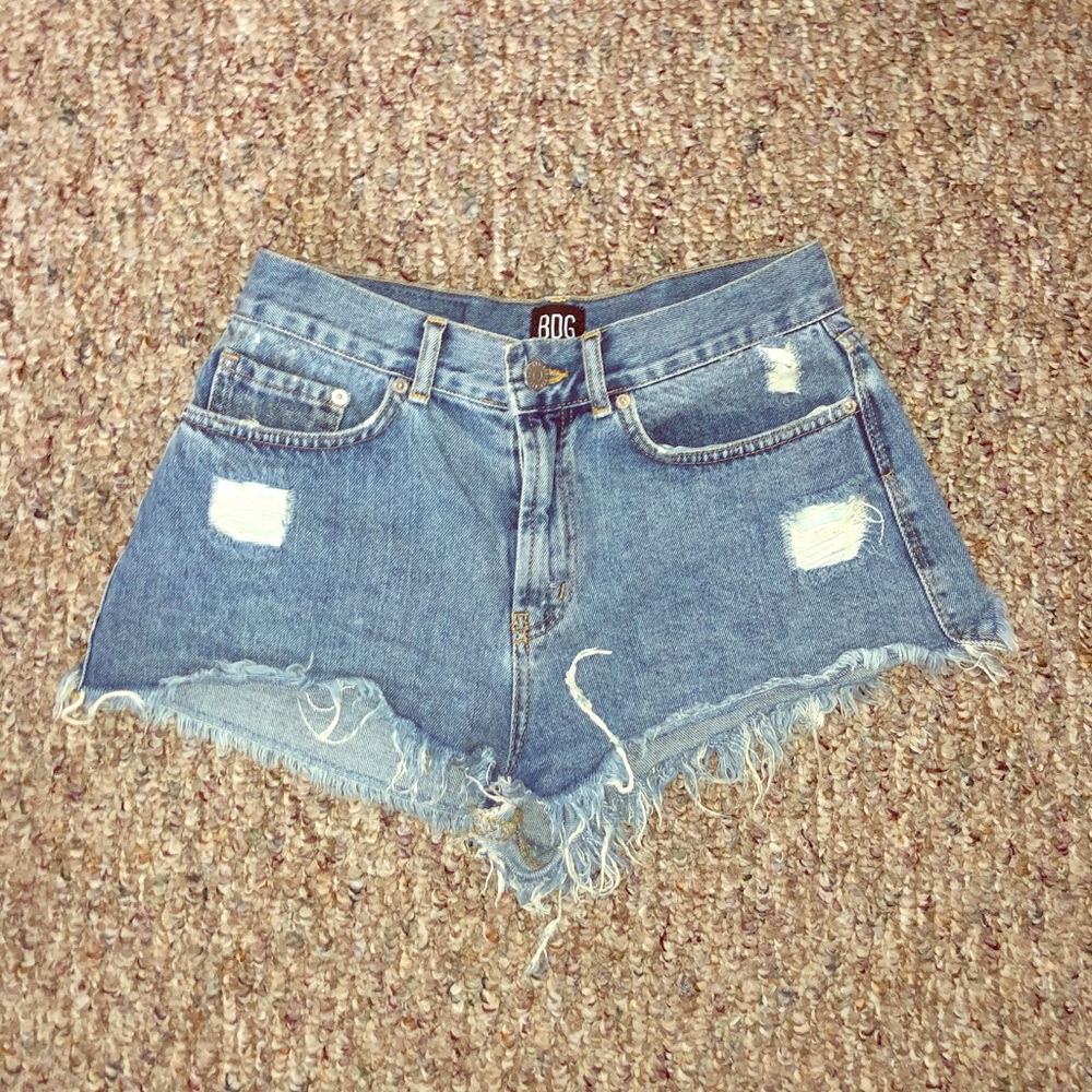 BDG cut off denim shorts